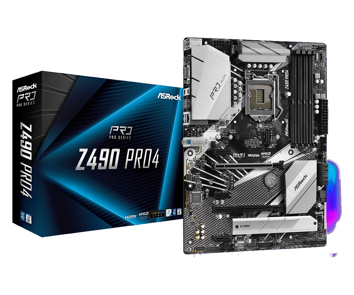 Placa Mãe ASRock Z490 Pro4 Intel LGA 1200 DDR4 - SHOPAR