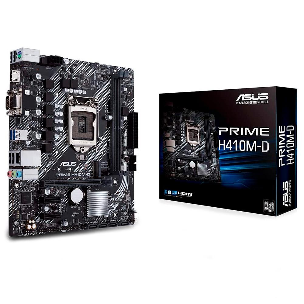 Placa-Mãe Asus Prime H410M-D Intel LGA 1200 mATX DDR4