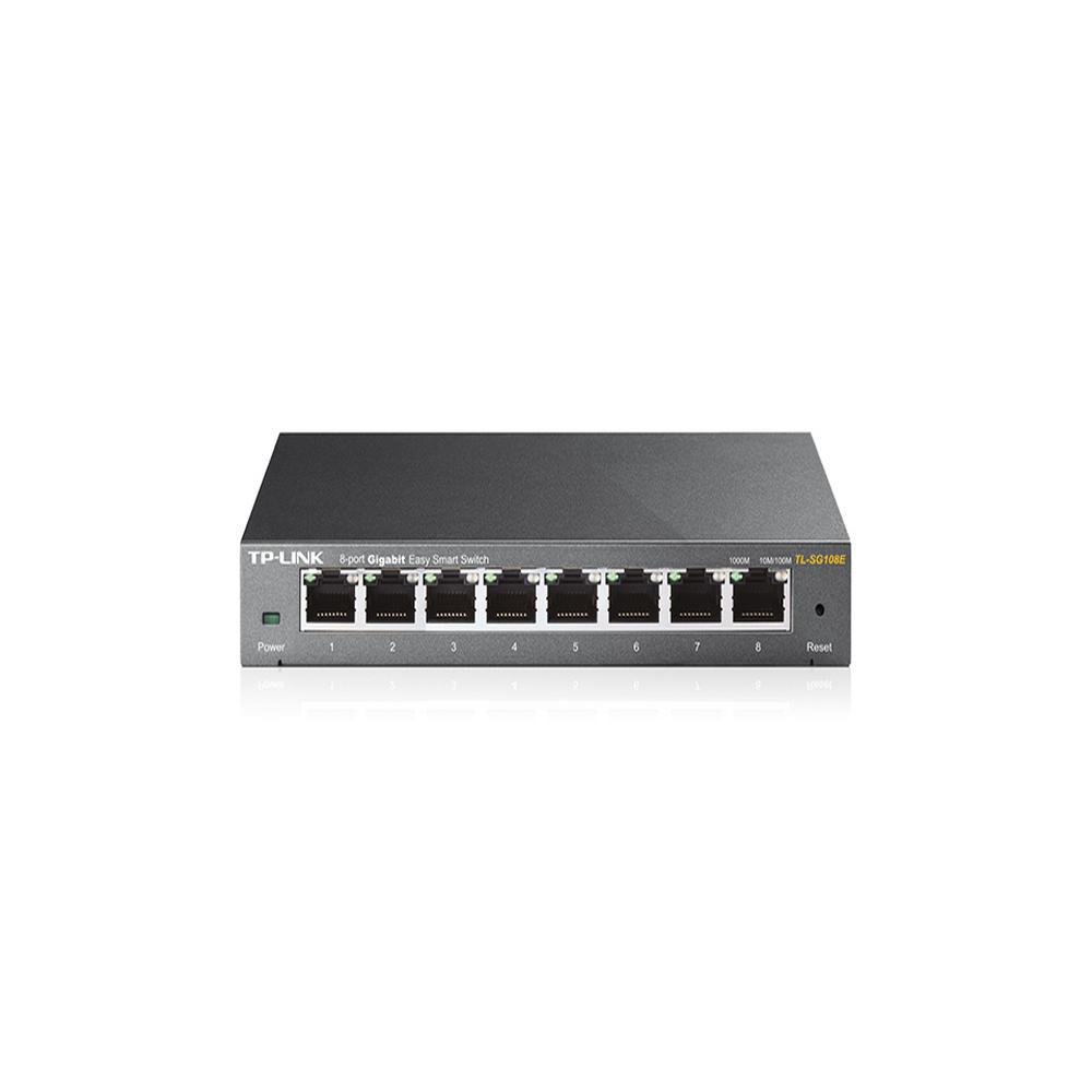 Switch TP-Link TL-SG108E V3.0 Easy Smart Gigabit 8 Portas 