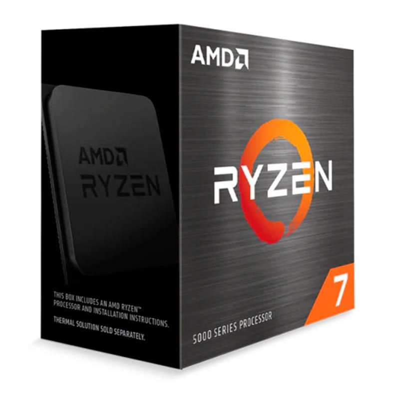 Processador AMD Ryzen 7 5800X AM4 4.7GHz Cache 36MB