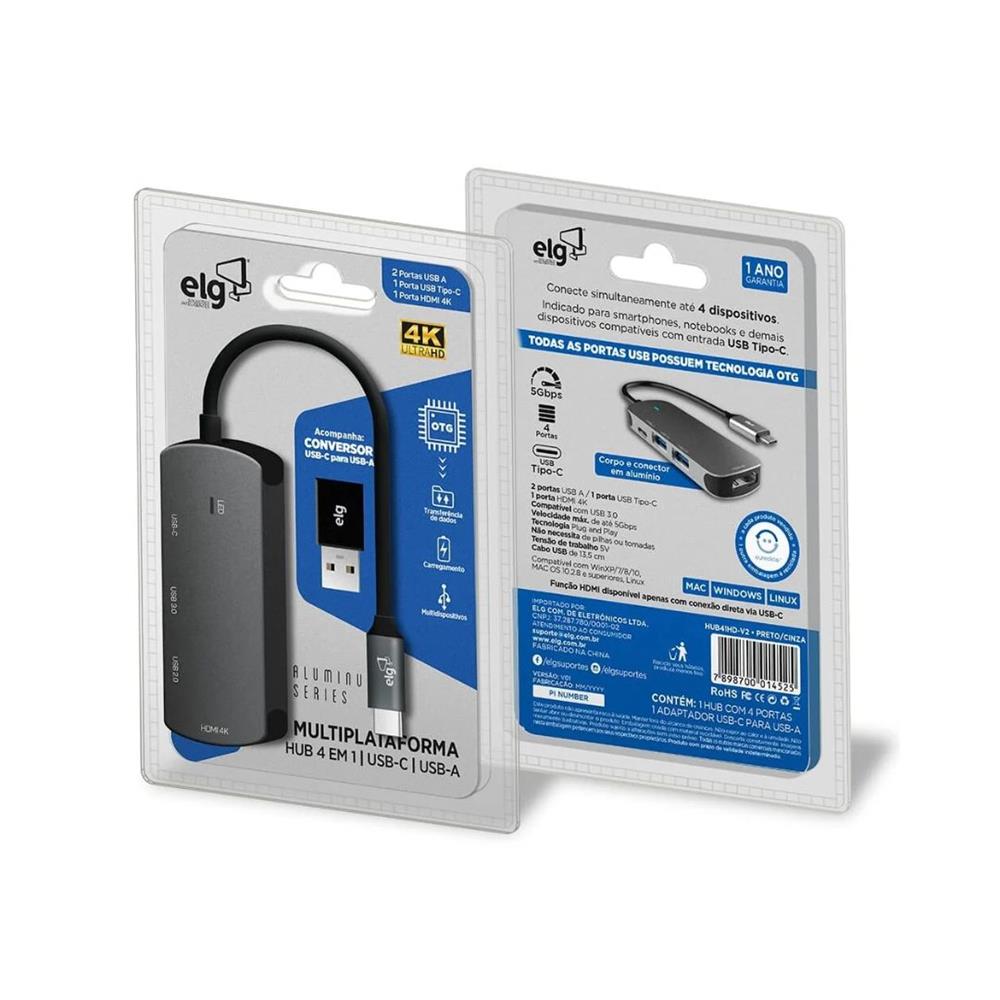 Xtrememac Xah-Huc-03 Hub Multi Porta Tipo-C