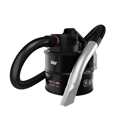 Aspirador de Cinzas WAP GTW ASH, Potência 1400W, 220V, 4L, Filtro HEPA, Sugador de Pó, Preto