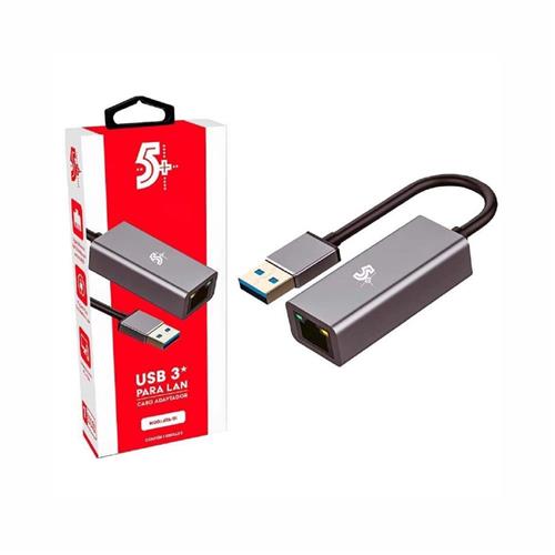 Cabo Adaptador De Rede, Usb 3.0, Para Lan, 10/100/1000mbps