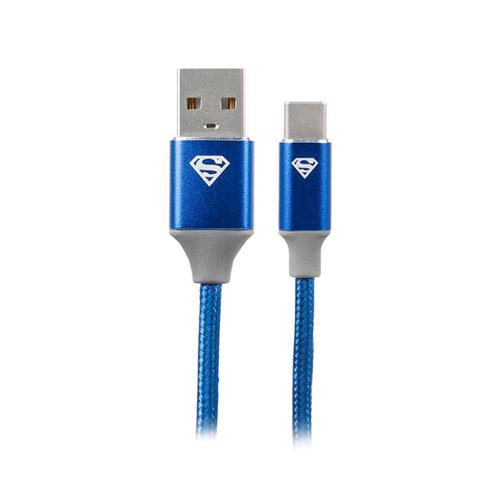 Cabo Carregador Turbo Pix + Kokay, 1.5m Usb-A, Para Tipo C, Superman 5