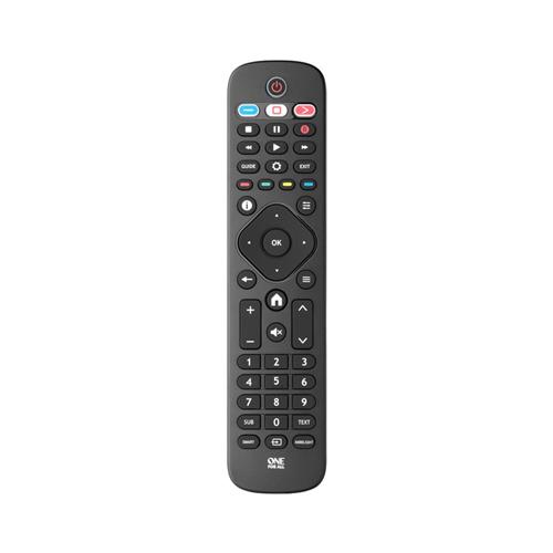 Controle Remoto One For All URC-4913, Substituto para TV Philips, Universal, Preto
