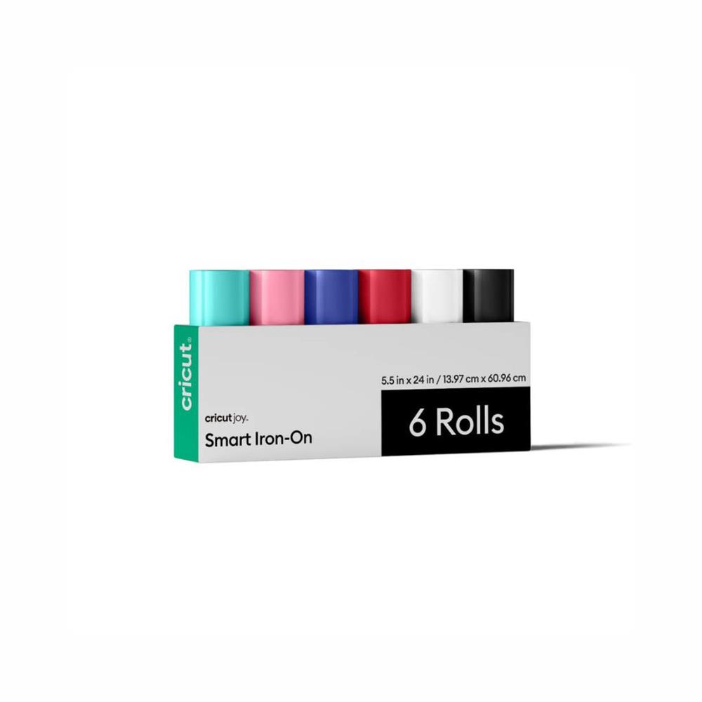 Cricut Smart Iron-On para a máquina Cricut Joy, Twilight Sampler Pack (14 cm x 61 cm, 6 folhas) – HTV (vinil de transferência por calor)