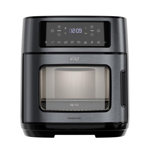 Fritadeira Elétrica Air Fryer Oven Digital Black Inox WAOD2 WAP, 220V, 12L, 2000W, Timer, Painel Digital, Antiaderente GrayStone, Preto