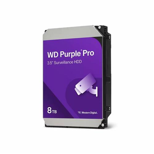 HD Interno WD Purple Pro WD8002PURP, 8 TB, 3,5 SATA III 6 Gb/s, 7200 RPM, Cache 256 MB
