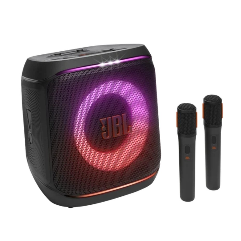 JBL PartyBox Encore 2 Plus, 100W RMS, Bluetooth 5.4, 15 Horas de Reprodução, 2 Microfones Sem Fio