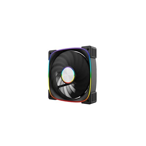 Kit 3x Fan Cooler Liketec Riddle 120 mm, Ventoinhas para Gabinete, Preto