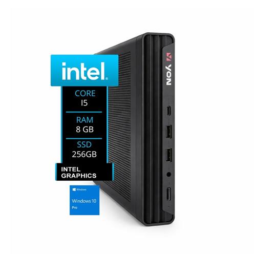 Mini PC Yon CPI9Y08S25W1, Intel Core i5-10400, 8GB DDR4, SSD 256GB NVMe, Windows 10 Pro