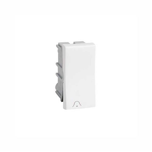 Módulo Pulsador Campainha Legrand 2A, Linha Pial Plus, 250V, Embutir, Branco