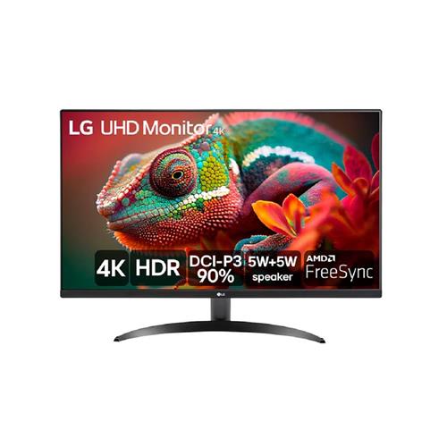 Monitor LG Ultra 32&#34;, 4K Ultra HD, FreeSync, MaxxAudio, HDR, HDMI e Display Port, Preto