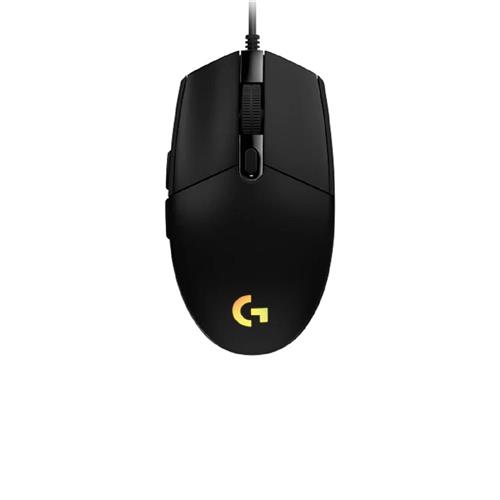 Mouse Gamer Logitech G203, DPI 8000, 6 botões programáveis, Cabo 2.1m, Lightsync, RGB, Preto