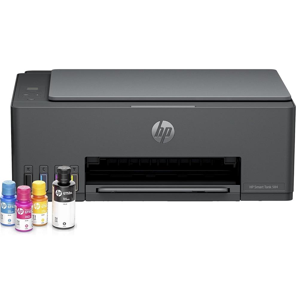 Impressora Multifuncional HP Smart Tank 584, Wi-Fi, Bivolt