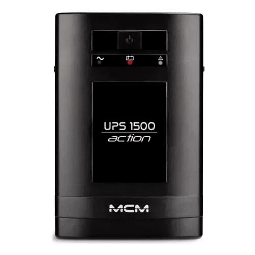 Nobreak MCM 1500VA, UPS 1500 Action Fit, Monovolt 220v, 6 Tomadas, Preto