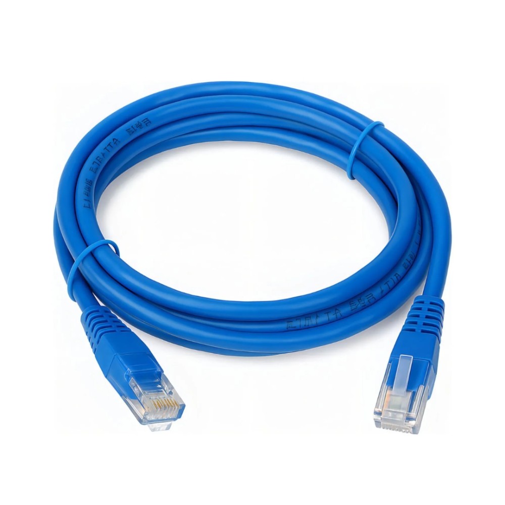 Cabo de Rede Prysmian Patch Cord CAT6, U/UTP, LSZH, 24 AWG, RJ45, 0,5 Metro, Azul, 10718531