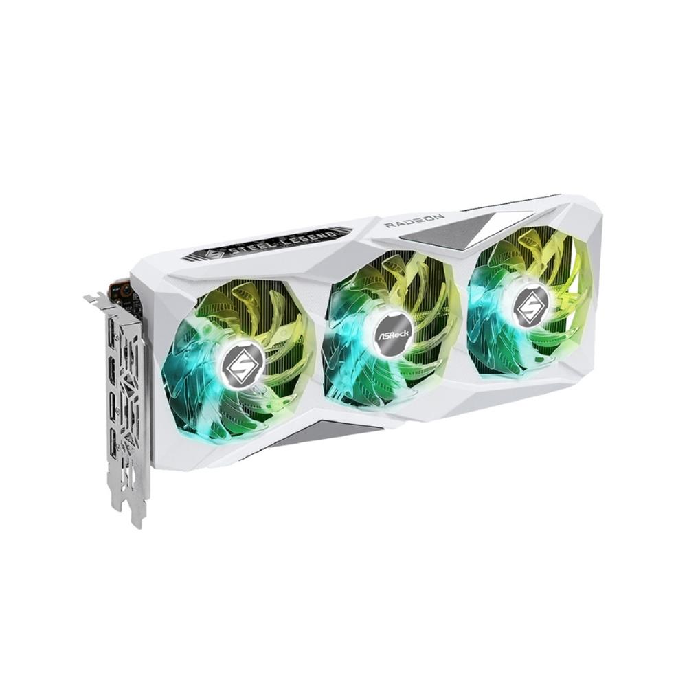 Placa de Vídeo ASRock Radeon RX 7600 Steel Legend OC, 8GB, GDDR6