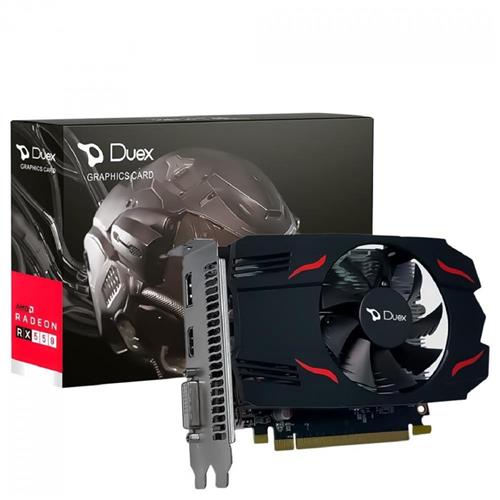 Placa De Vídeo Duex AMD Radeon RX 550, 4GB, GDDR5, 128-Bit, Preto