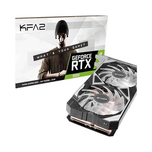 Placa de Vídeo GALAX, GeForce RTX 3050 EX, 8GB GDDR6, 128-Bit, Ray Tracing, DLSS, HDMI, DisplayPort
