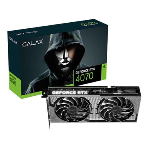 Placa de Vídeo Galax NVIDIA GeForce RTX 4070 1-Click OC 2X V2, 12GB, GDDR6X, DLSS, Ray Tracing