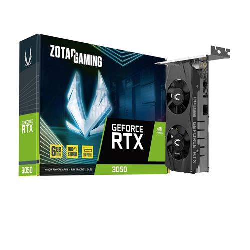 Placa De Vídeo Zotac NVIDIA GeForce RTX 3050, 6GB, GDDR6, DLSS, Ray Tracing, ZT-A30510L-10L