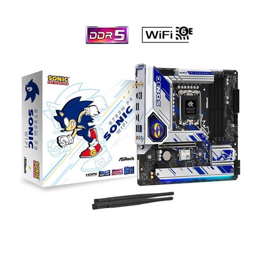 Placa Mãe ASRock B760M PG Sonic WiFi, Chipset B760, Intel LGA 1700, mATX, DDR5