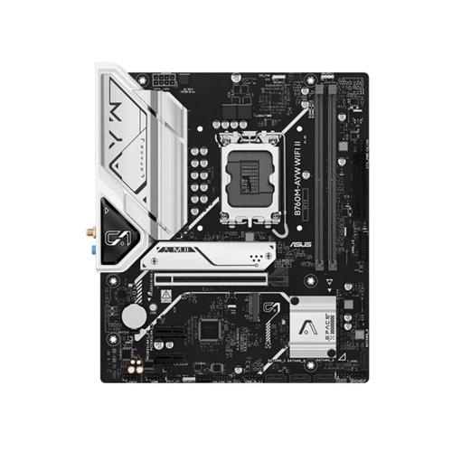 Placa Mãe ASUS B760M-AYW WIFI II, Intel LGA 1700, DDR5, Micro-ATX, Wi-Fi 6, Bluetooth 5.3