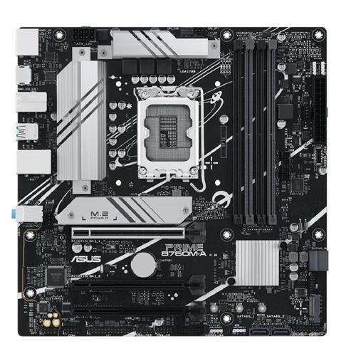 Placa Mãe Asus PRIME B760M-A, Chipset B760, Intel LGA 1700, mATX, DDR5, 90MB1EK0-M1EAY0