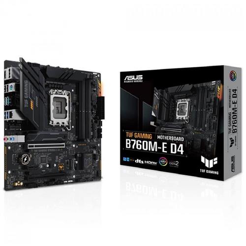 Placa Mãe Asus TUF Gaming B760M-E D4, Chipset B760, Intel LGA 1700, mATX, DDR4, 90MB1E90-M1EAY0