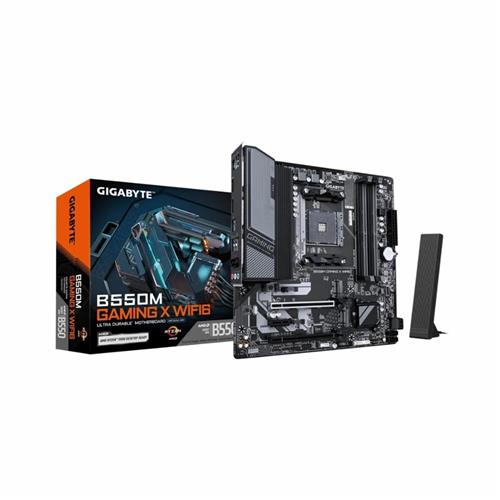 Placa Mãe Gigabyte B550M Gaming X WIFI6, Chipset AMD B550, AMD AM4, mATX, DDR4