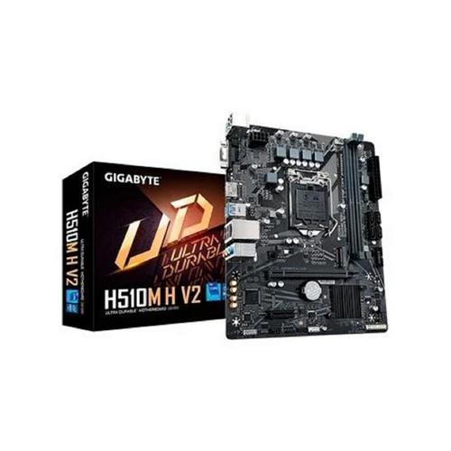 Placa-Mãe Gigabyte H510M H V2, Intel LGA 1200, 10ª,11ª Geração, mATX, DDR4, Preto