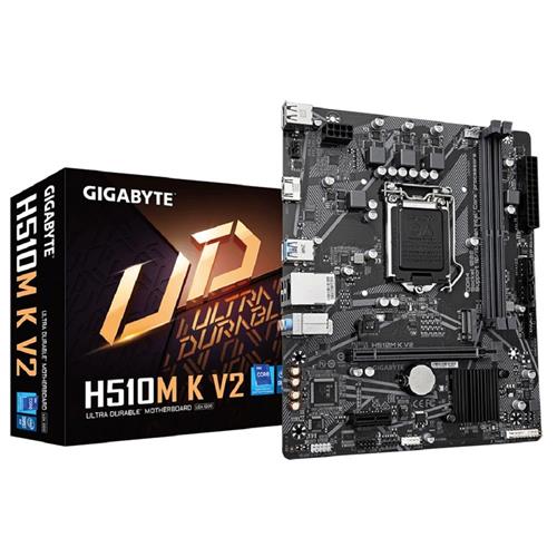 Placa Mãe Gigabyte H510M K V2, Chipset H470, Intel LGA 1200, mATX, DDR4