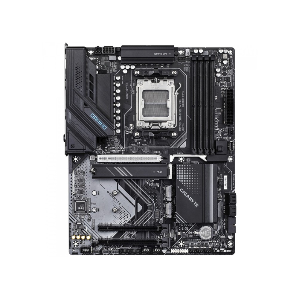 Placa-Mãe Gigabyte X870 Gaming WIFI6, AMD X870, AM5, ATX, DDR5, Wi-Fi 6, Bluetooth, PCIe 5.0, USB4, M.2 NVMe PCIe 5.0