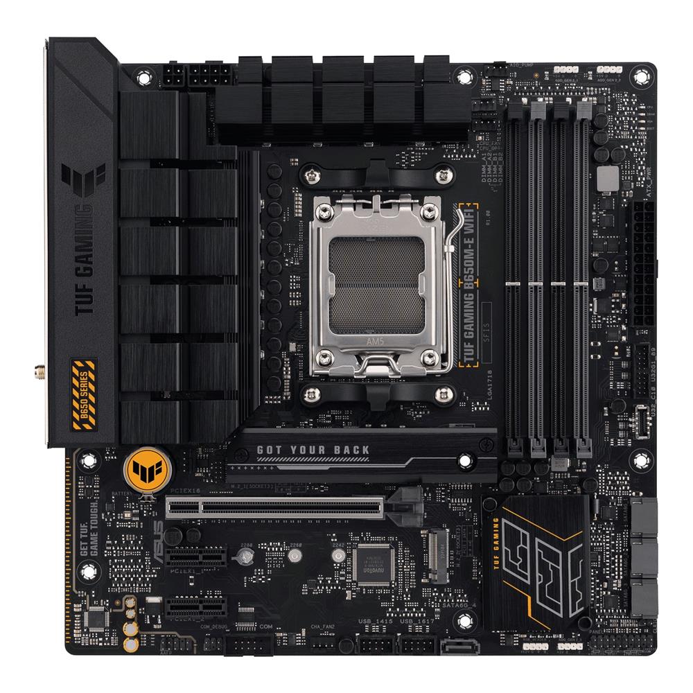 Placa-Mãe Asus TUF Gaming B650M-E Wi-Fi, Chipset B650, AMD AM5, mATX, DDR5