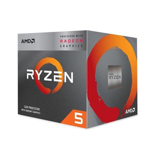 Processador, AMD, Ryzen 5 3400G, 3.7GHz (4.2GHz Max Turbo), 4 Núcleos, 8 Threads, Cache 6MB, Vídeo Integrado Vega 11, AM4