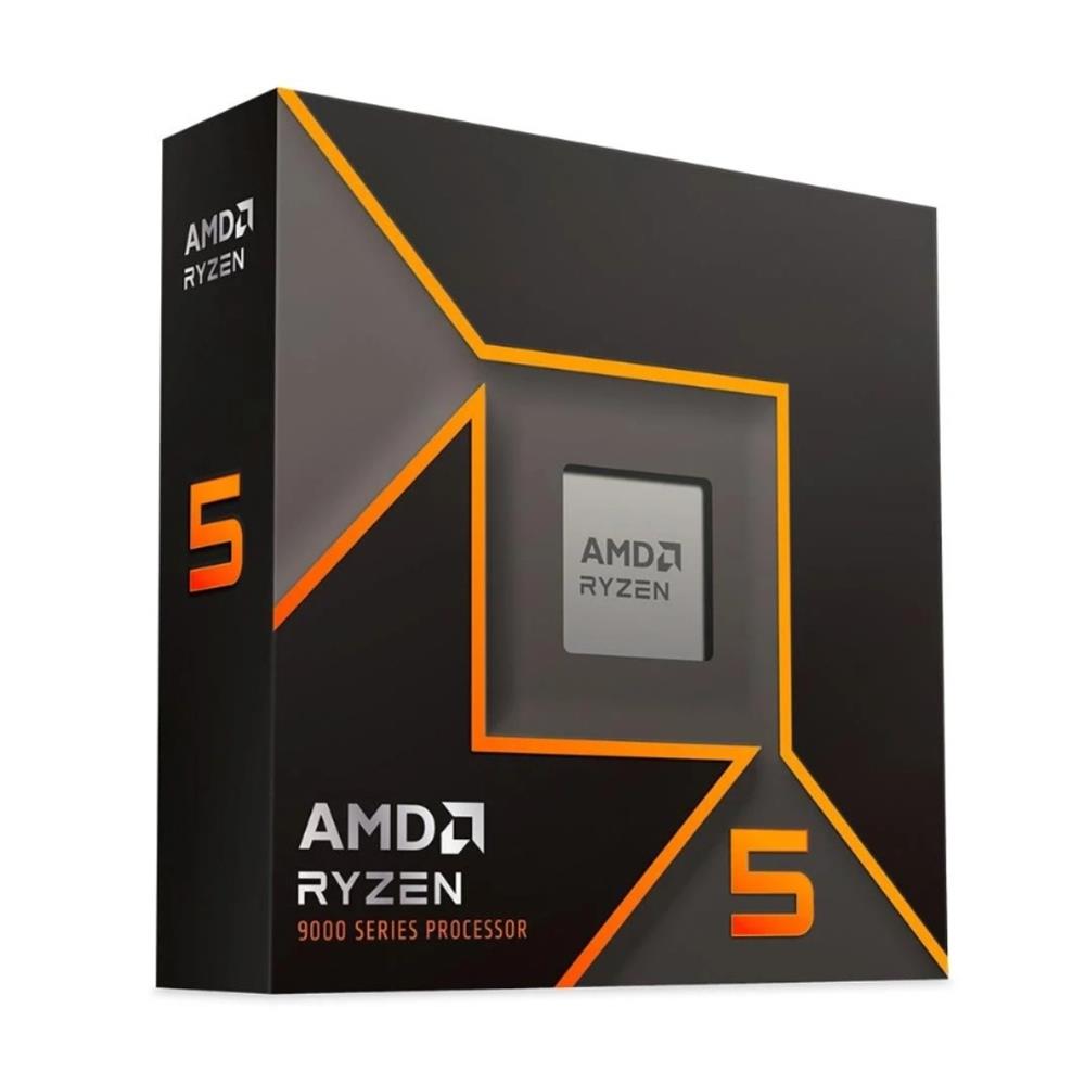 Processador AMD Ryzen 5 9600, 6 Núcleos, 12 Threads, até 5.2GHz, Cooler Incluso, Socket AM5