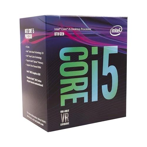 Processador Intel Core i5-8500, 6 Núcleos, 6 Threads, 3.00GHz (até 4.10GHz Turbo), 9MB Cache, Gráficos UHD 630, LGA 1151