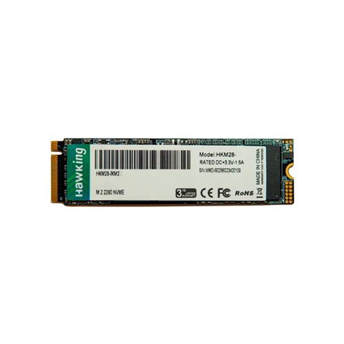 SSD Hawking 256GB M.2 NVME PCIE GEN3X4, Leitura 2500 MB/s / Escrita 1500 MB/s, Preto