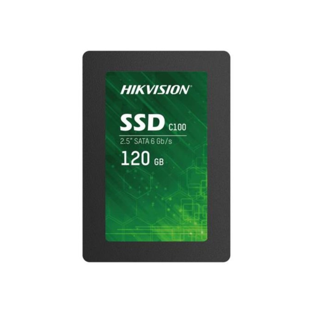 SSD Hikvision C100, 120GB, Sata III, Leitura 550MB/s e Gravação 420MB/s