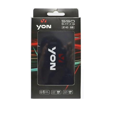 SSD YON S280, 240GB, Sata III, Leitura 500MB/s e Gravação 450MB/s