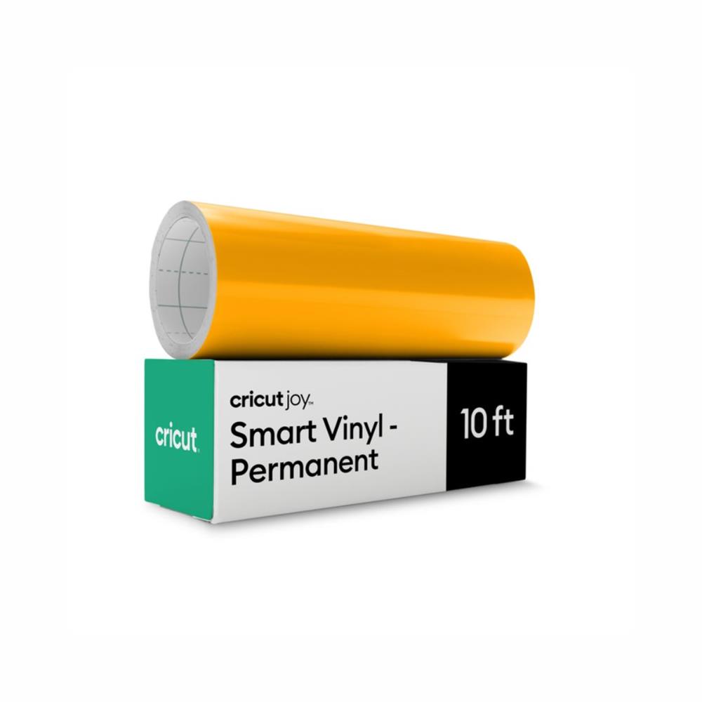 Vinil Permanente sem base Cricut Joy Smart Vinyl  (13,9 cm x 3 m), Amarelo Milho