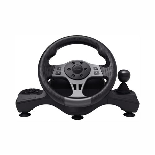 Volante Trust GXT 289 para PC Gamer, Xbox Series X/S, PS4, Nintendo Switch, Volante de Corrida com Pedais, Paddle Shifters