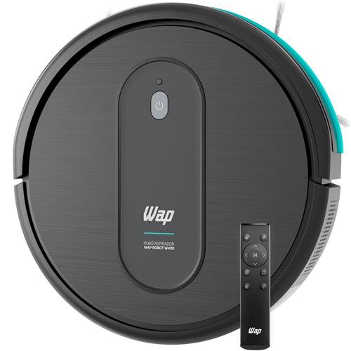WAP Aspirador de Pó Robô ROBOT W400 3 em 1, Automático, 300ml, Compatível com Assistentes de Voz, 30W