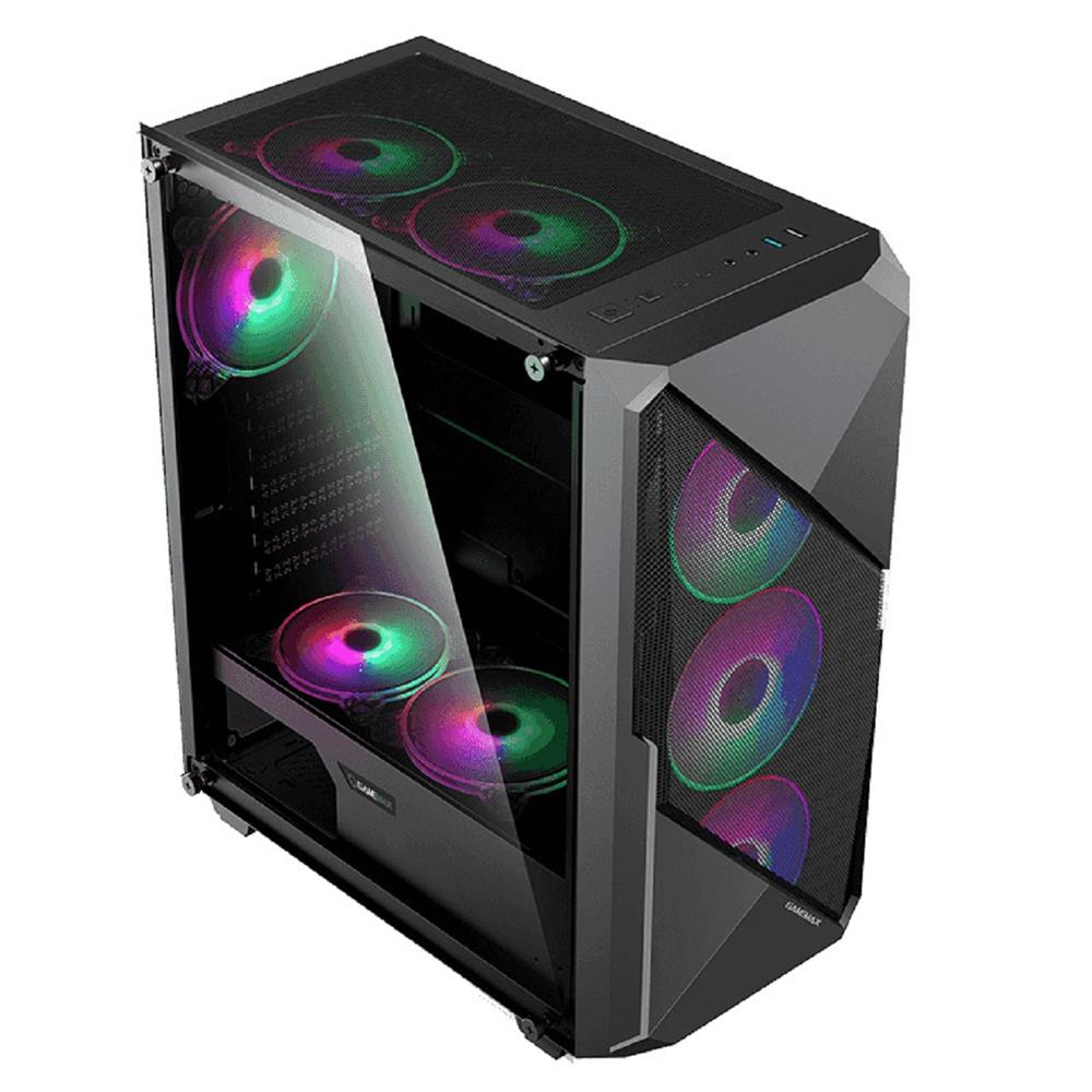 Gabinete Gamemax Revolt 3606 ARGB Preto - Shopar