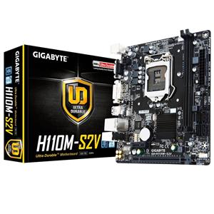 Placa Mãe Gigabyte GA-H110M-S2V , Chipset H110 , Intel LGA 1151 , mATX , DDR4