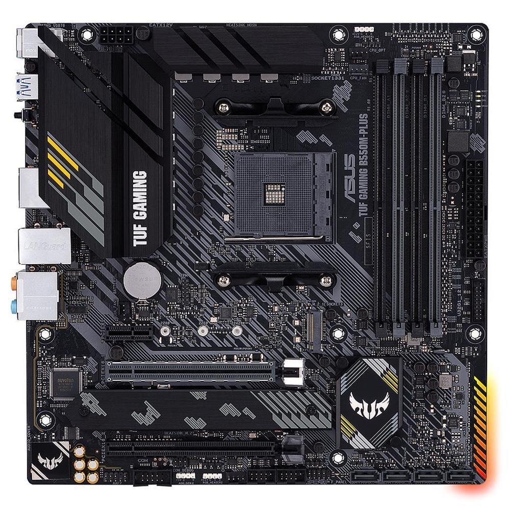 Placa-mãe Asus TUF Gaming B550M-Plus, Chipset B550, AMD AM4, mATX, DDR4