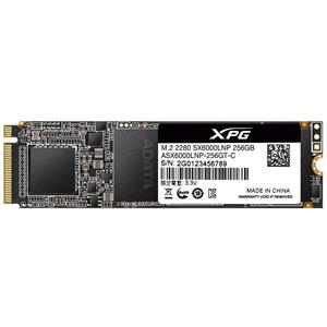 SSD Adata XPG SX6000 Lite , 256GB , M.2 NVMe 2280 , Leitura 1800MB/s e Gravação 900MB/s