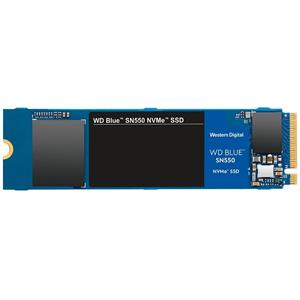 SSD WD Blue SN550 , 250GB , M.2 NVMe 2280 , Leitura 2400MB/s e Gravação 950MB/s