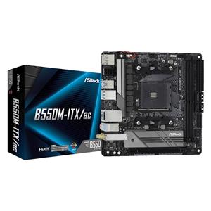 Placa Mãe ASRock B550M-ITX/ac , Chipset B550 , AMD AM4 , Mini-ITX , DDR4